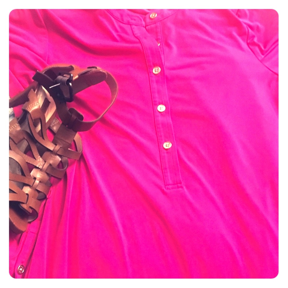 Pink Calvin Klein dress